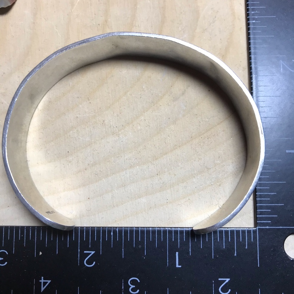 Beautiful Native Sterling Cuff - image 6